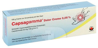 კაპსაგამა დოლორ კრემი 0,05% / Capsagamma® Dolor Creme 0,05%