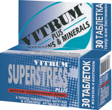 ვიტრუმი სუპერსტრესი პლუსი / VITRUM SUPERSTRESS Plus