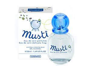 მუსტი - ბავშვის სუნამო - მუსტელა / Musti Eau de Soin Spray